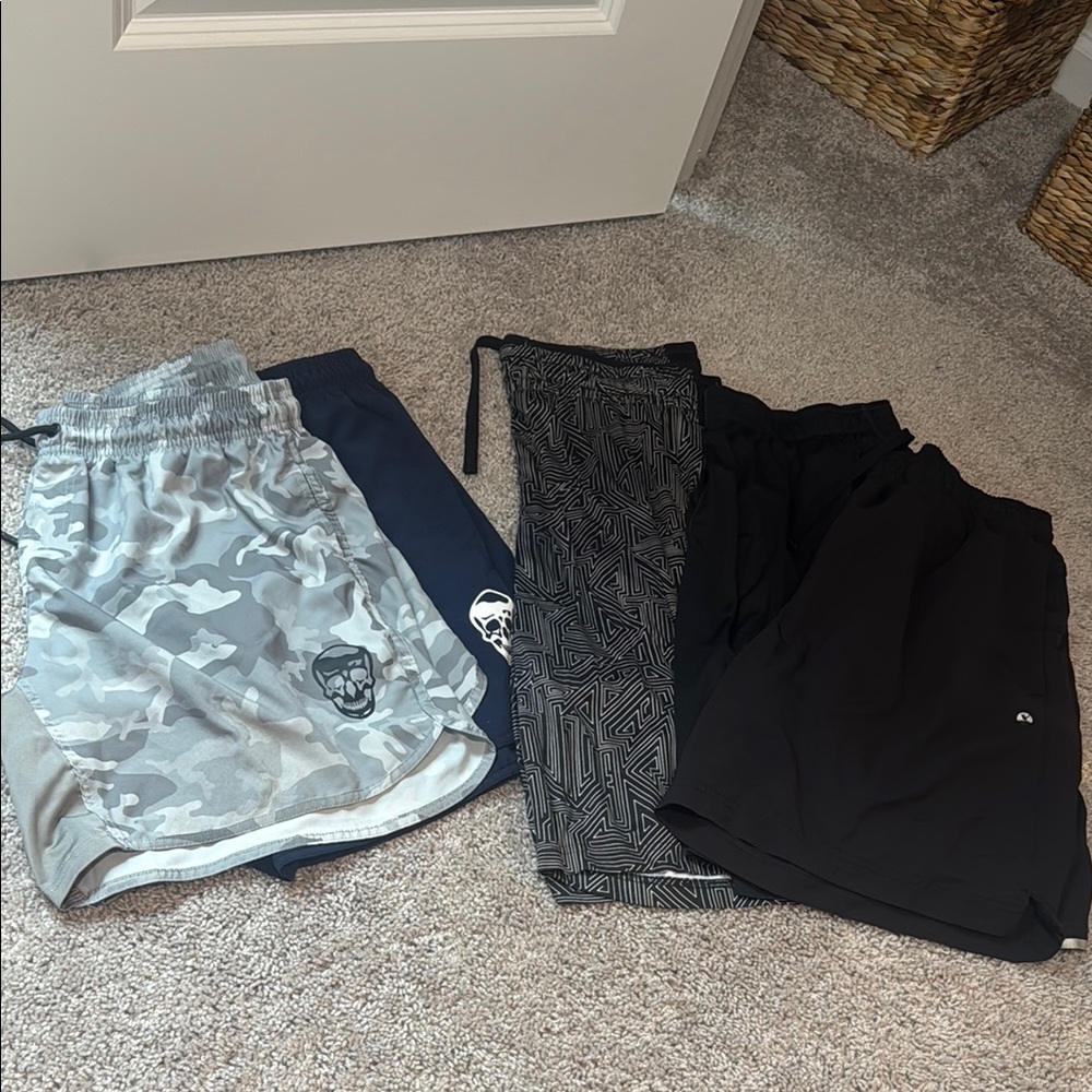 GymReaper/Xersion Black and Gray Athletic Shorts - Multi-Pack OBO